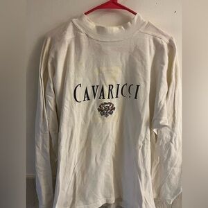 Vintage Z. Cavaricci White long sleeve 100% cotton Medium